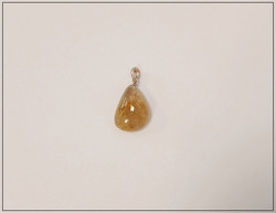 Rutiilikvartsi, uniikki kiviriipus .925 pidikkeellä