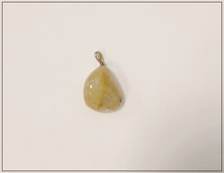 Rutiilikvartsi, uniikki kiviriipus .925 pidikkeellä