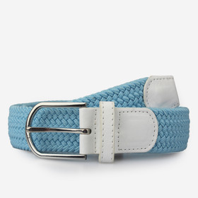 Vaaleansininen joustovyä hopeasoljella