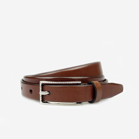 Ruskea nahkavyö 20mm- diamondeffectsolki