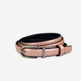 Vaaleanpunainen kääntövyö 15mm- hopeasoljella