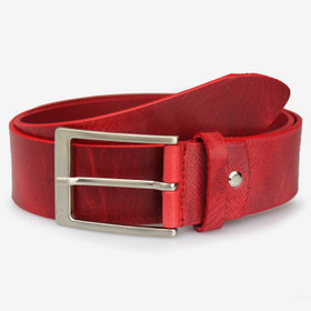 VENIZ Nahka farkkuvyö 45mm Punainen