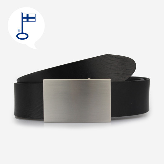 VENIZ Laatta farkkuvyö 40mm Musta