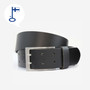 Musta Nahkafarkkuvyö 45mm- VZ-tuplapiikki solki