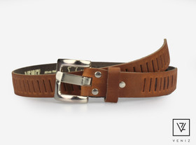 Lasten Nahkavyä Ruskea