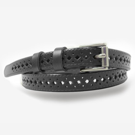 L. reikävyö 20mm musta