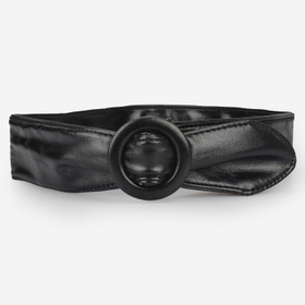 L. Musta Patellavyö 55mm