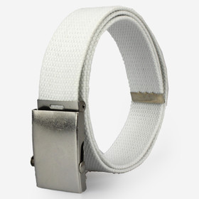 L. Valkoinen Canvasvyö 30mm