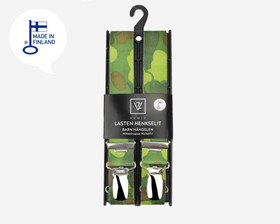 Lasten Vihreät maasto henkselit 25mm- H-Malli