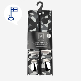 Lasten henkselit 25mm mustavalkoiset camo H-malli