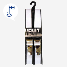 Lasten henkselit 18mm luonnonvalkoiset H-malli