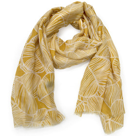 Huivi lehtikuosi -Keltainen