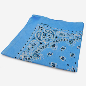 Puuvilla bandana huivi -Turkoosi