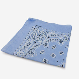Puuvilla bandana huivi -Vaaleansininen