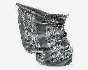 Sporttituubihuivi Harmaa Bandana kuosi