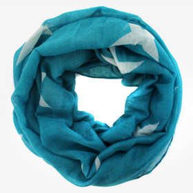 Tähtituubihuivi -Turkoosi