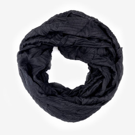 Pliseerattu tuubihuivi -Musta