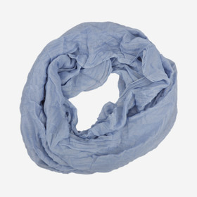 Pliseerattu tuubihuivi -Vaaleansininen