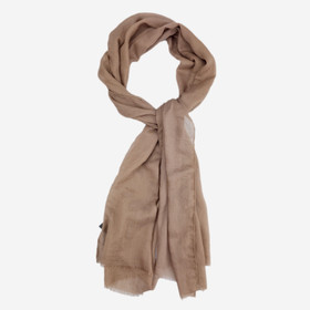 Kapea pehmeä huivi -Ruskea