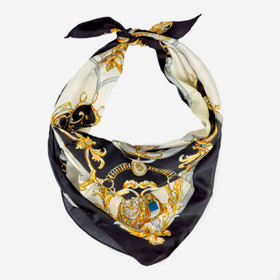 Kuvioitu neliöhuivi -Musta