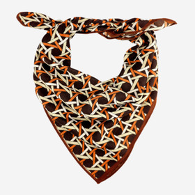 Huivi Ruutukuvioitu -Ruskea