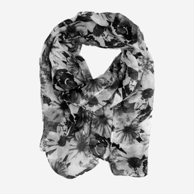 Huivi kukallinen -Musta