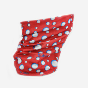 Punainen Sporttituubihuivi kuplakuosilla