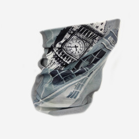 Sporttituubihuivi Lontoo-kuosilla