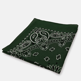 Puuvilla bandana huivi -Havunvihreä