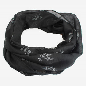 Musta tuubihuivi Kyyhkynen