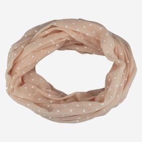 Pilkullinen tuubihuivi -Puuteriroosa