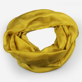 Keltainen tuubihuivi 