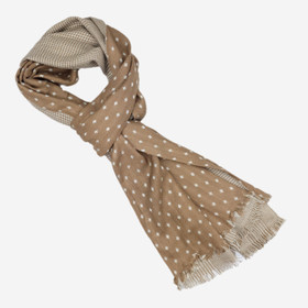 Kaksipuolinen huivi -Beige