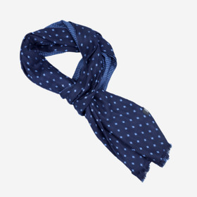 Kaksipuolinen huivi -Navy sininen