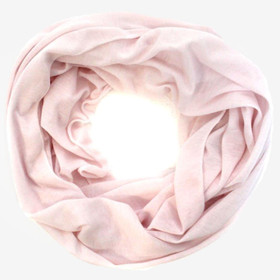 Vaaleanpunainen tuubihuivi trikoo