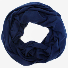 Syvänsininen trikoo tuubihuivi 