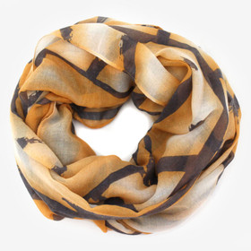 Tuubihuivi kuvio -Okran keltainen