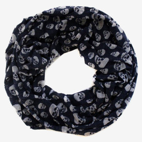 Tuubihuivi Sininen Pääkallokuosilla