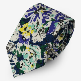 Sininen Kukka solmio 70mm