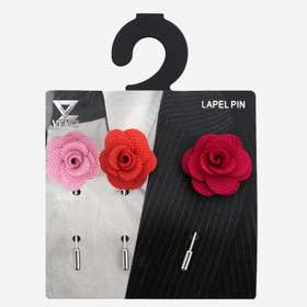 VENIZ Rintaneula 3kpl Vaaleanpuna/Oranssi/punainen