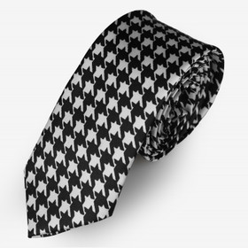 VENIZ 50mm Mustavalkoinen houdsthoot solmio