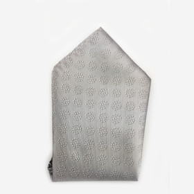 Harmaa teksturoitu taskuliina