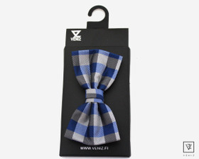 Sininen ruudullinen rusetti