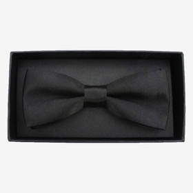 Musta rusetti- lahjakotelossa