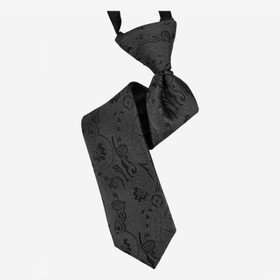 VENIZ 30cm Lasten Musta paisley solmio