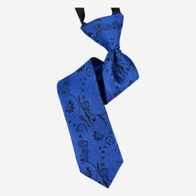 VENIZ 30cm Lasten sininen paisley solmio