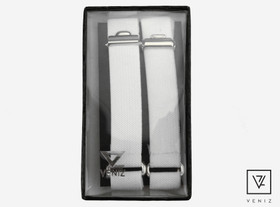 Hihanlyhentäjät- metalliklipseillä -Valkoiset