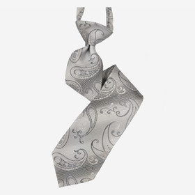 VENIZ 40mm Lasten Harmaa Paisley solmio