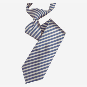 VENIZ 40mm Lasten Tummanisinen/ valko raitasolmio