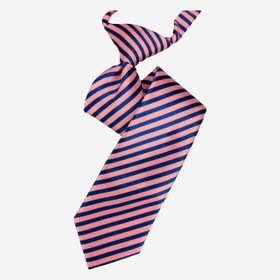 VENIZ 40mm Lasten Vaaleanpuna/sininen raita solmio